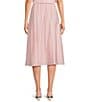 A.Ren Aurelia Coordinating Woven Pull-On Midi Skirt - Image 2