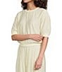 A.Ren Aurelia Crew Neck Short Sleeve Coordinating Top - Image 1
