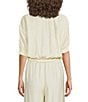 A.Ren Aurelia Crew Neck Short Sleeve Coordinating Top - Image 2