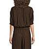 A.Ren Aurelia Round Neck Short Sleeve Coordinating Top - Image 2