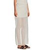A.Ren Camille Half Sheer Coordinating Midi Skirt - Image 3