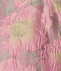 Abbey Glass Coordinating Ava Jacquard Scoop Neck Sleeveless Cropped Top, Color:Pink Paradise - Image 4
