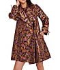 Abbey Glass Marisol One Button Asymmetrical Jacquard Floral Jacket - Image 3
