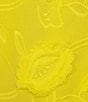 Color:Yellow - Image 5 - Sutton Lace 3D Floral Ruffle One Shoulder Midi Dress