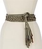 ADA 1.75" Ava Woven Tassel Wrap Belt,All Products : American Fashion Style Bags On Sale ADA 1.75" Ava Woven Tassel Wrap Belt,All Products : American Fashion Style Bags On Sale