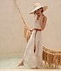 ADA 1.75#double; Ava Woven Tassel Wrap Belt, Color:Canela - Image 3