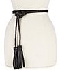 ADA Braided Fringe Wrap Belt, Color:Black - Image 2
