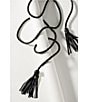 ADA Fringe Soga Leather Braided Tassel Wrap Belt - Image 4