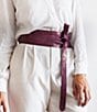 Color:Iris Shimmer - Image 2 - Classic Metallic Wrap Belt