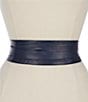 ADA Classic Wrap Leather Belt, Color:Marina - Image 1