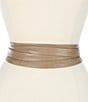 Color:Angora - Image 1 - Classic Wrap Leather Belt