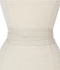 ADA Classic Wrap Leather Belt, Color:Ivory - Image 1