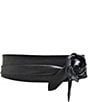 Color:Black - Image 2 - Classic Wrap Leather Belt