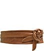 ADA Classic Wrap Leather Belt, Color:Tan - Image 2