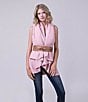 ADA Classic Wrap Leather Belt, Color:Tan - Image 4