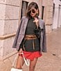 ADA Classic Wrap Leather Belt, Color:Tan - Image 5