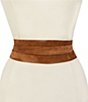 ADA Classic Wrap Suede Belt, Color:Mocha Mousse - Image 1