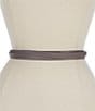 ADA 0.86#double; Skinny Leather Wrap Belt, Color:Grafito - Image 1