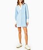 Color:White Matisse Stripe - Image 1 - Easy Rugby Stripe Shift Dress