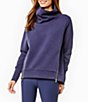 Addison Bay Everyday Mock Neck Zip Hem Pullover,All Products : American Fashion Style Bags On Sale