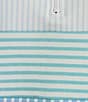 Addison Bay JV Quarter Zip Stripe Print Long Sleeve Coordinating Sweatshirt, Color:Tonal Blue Multi - Image 4