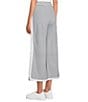 Addison Bay Lennon Stripe Print Wide Leg Coordinating Pull-On Crop Pants, Color:Navy Stripe - Image 4