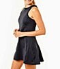 Color:Black - Image 4 - Panama Sleeveless Performance Dress