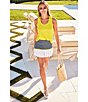 Addison Bay Rally Gingham Print Mini Skort - Image 6