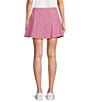 Addison Bay Stripe Flounce Skort, Color:Rose/Lacquer Stripe - Image 2