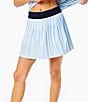 Color:White Matisse Stripe - Image 1 - Striped Clubhouse Pull-On Skort
