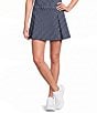 Addison Bay Virginian Dot Printed A-Line Coordinating Ponte Mini Skort - Image 1