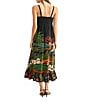 Adelyn Rae Leah Ruffled Printed Sleeveless Midi Dress - Image 2