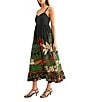 Adelyn Rae Leah Ruffled Printed Sleeveless Midi Dress - Image 3
