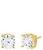 By Adina Eden Juliette Stud Earrings, Color:Gold - Image 1