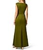 Adrianna Papell Asymmetric Pleated Gown - Image 6