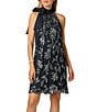 Adrianna Papell Beaded Halter Dress - Image 1