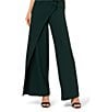 Adrianna Papell Crepe Flutter Cap Sleeve Overlay Jumpsuit, Color:Dark Green - Image 4