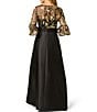 Adrianna Papell Embroidered Illusion Gown - Image 2