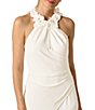 Adrianna Papell Rosette Halter Jumpsuit - Image 3