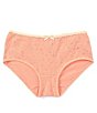 Color:Apricot - Image 1 - Adventure Wear by Copper Key Little Girls 2T-5 Bow Detail Glitter Stars Brief Panties