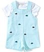 Adventurewear 360 Baby Boys Boat Short Sleeve Jon Jon Shortall, Color:Mint - Image 1