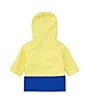 Color:Yellow - Image 2 - Baby Boys 3-24 Months Hooded Two Tone Raincoat