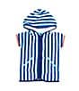 Color:Blue - Image 1 - Baby Boys 3-24 Months Short Sleeve Zip Front Hooded Swim Coverup