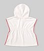 Color:White - Image 2 - Baby Girls 3-24 Months Hooded Popsicle Coverup