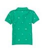 Color:Green - Image 2 - Little Boys 2T-6 Short Sleeve Golf Schifli Polo Shirt