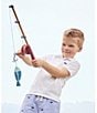 Color:White - Image 5 - Little Boys 2T-6 Short Sleeve Whale Embroidered Polo Shirt
