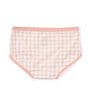 Color:Rose - Image 2 - Little Girls 2T-5 Gingham Print Cotton Brief Panties