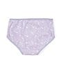 Color:Lilac - Image 2 - Little Girls 2T-5 Star Print Cotton Brief Panties