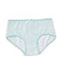 Color:Blue - Image 1 - Little Girls 2T-5 Star Print Cotton Brief Panties
