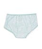Color:Blue - Image 2 - Little Girls 2T-5 Star Print Cotton Brief Panties